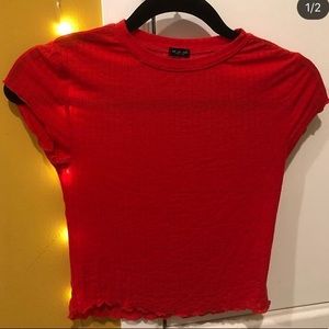 urban outfitters red top